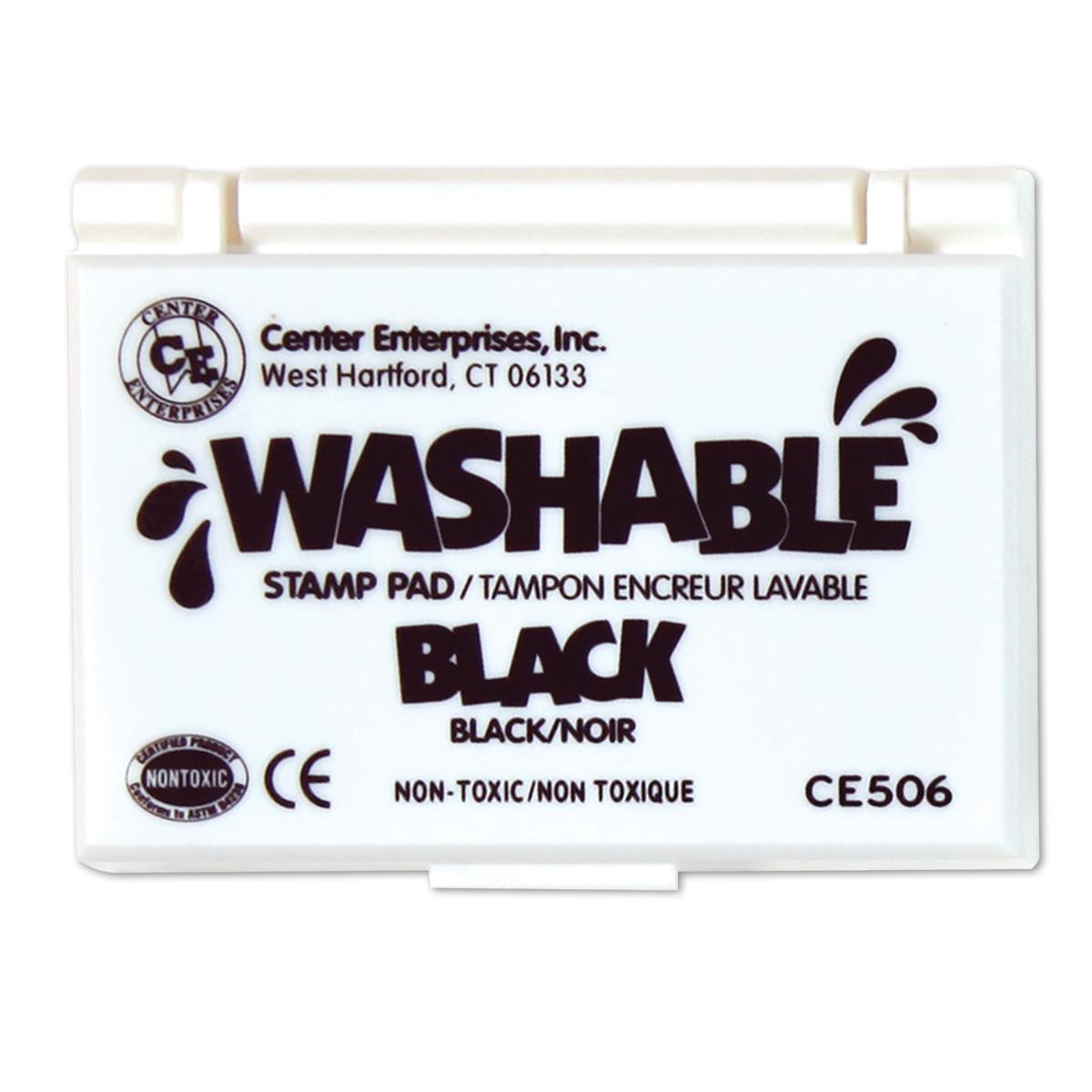  Washable Stamp Pads: Black 