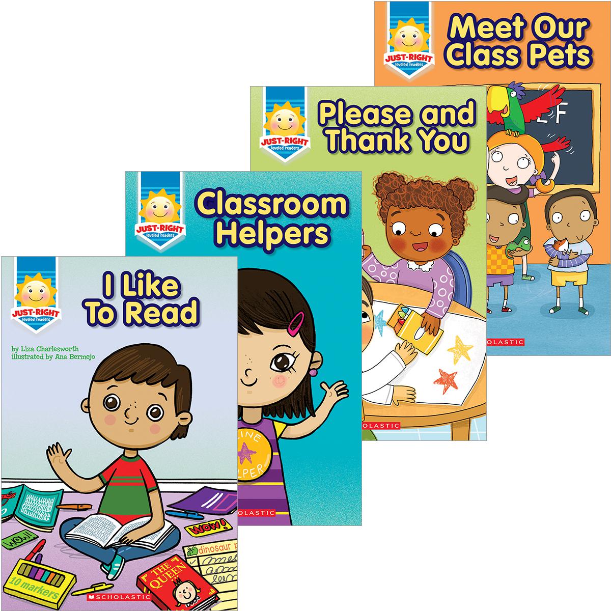  Just-Right Readers School Stories Pack (Levels A-D) 