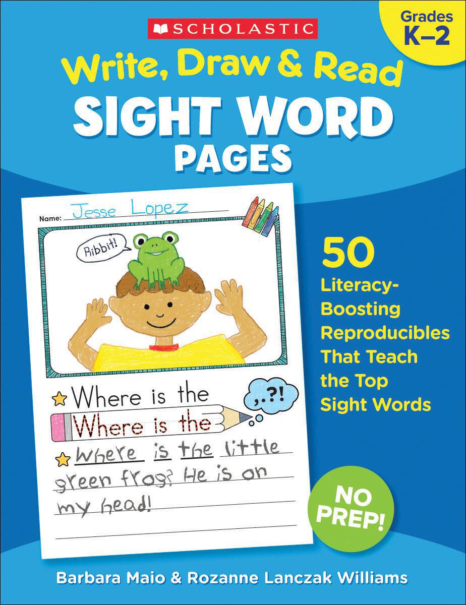  Write, Draw &amp; Read Sight Word Pages 