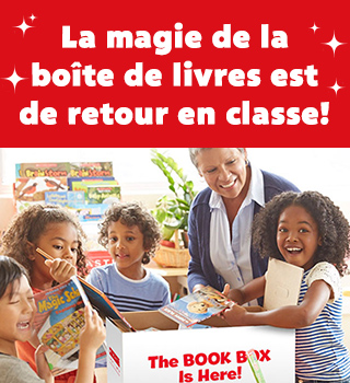 La magie de la boîte de livres est de retour! La boîte de livres est de retour, à la demande des parents et des enseignants! La livraison des livres en classe permet de créer un événement mensuel qui suscite l’intérêt des élèves pour la lecture.